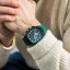 Men's black Ralph Christian watch with a rubber band The Legacy Chrono - Midnight Forest 42,5MM