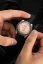 Men's silver Vulcain watch with rubber strap Skindiver Nautique - Salmon Beige Luminova - Rubber 44,5MM Automatic