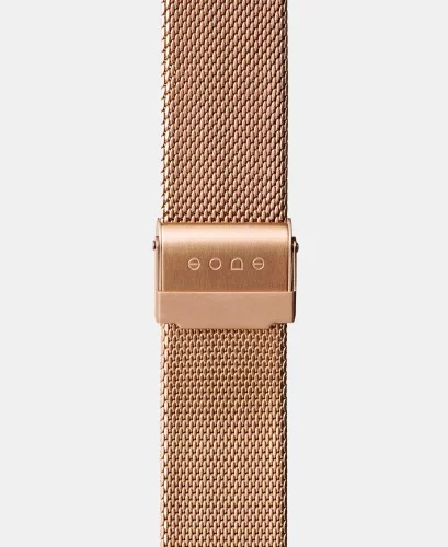 Montre Eone de couleur or avec un bracelet en acier Bradley Mesh - Rose Gold 40MM