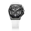 Relógio masculino de prata Mazzucato com bracelete de borracha RIM Gt Black / White - 42MM Automatic