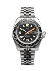 Montre Momentum Watches pour hommes en argent avec bracelet en acier SQ30 Eclipse Solar - Stainless Steel 42MM