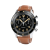 Stříbrné pánské hodinky Hemel s páskem z pravé kůže The Hemel Air League Special / Black 40 MM
