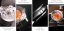 Men's silver Nivada Grenchen watch with leather strap Orange Depthmaster 14127A17 39MM Automatic