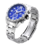 Ασημένιο ρολόι Audaz Watches για άντρες με ιμάντα από χάλυβα Sprinter ADZ-2025-02 - 45MM