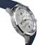 Men's silver Milus ne Watch with rubber ber strap Archimèdes by Milus Silver Storm 41MM Automatic