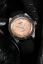 Men's silver Vulcain watch with rubber strap Skindiver Nautique - Salmon Beige Luminova - Rubber 44,5MM Automatic