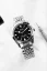 Zilverkleurig herenhorloge van Nivada Grenchen met stalen riem Super Antarctic 32025A04 38MM Automatic