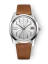 Strieborné pánske hodinky Nivada Grenchen s koženým opaskom Antarctic Spider 35012M16 35M