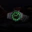 Miesten hopeinen Audaz Watches -kello teräshihnalla Seafarer ADZ-3030-03 - Automatic 42MM