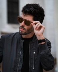 Brown men's Vincero sunglasses The Midway - Whiskey Tortoise