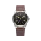 Stříbrné pánské hodinky Praesidus s koženým páskem A-11 Type 44 Patina 38MM