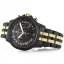 Relógio Louis XVI preto para homens com pulseira de aço Frosted Aramis 1083 - Black 43MM