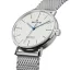 Men's silver Milus Watch with steel strap LAB 01 Concrete Grey 40MM Automatic