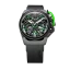 Mazzucato miesten musta kello kuminauhalla RIM Gt Black / Green - 42MM Automatic