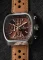 Men's silver Straton Watches with leather strap Speciale All Brown 42MM