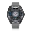 Men's Mazzucato black watch with rubber strap LAX Dual Time Black / Grey - 48MM Automatic