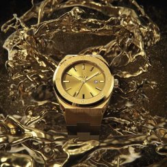 Zlaté pánské hodinky Paul Rich s ocelovým páskem Midas Touch 45MM