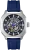 Relógio Audaz Watches prata para homens com pulseira de borracha Maverick ADZ3060-02 - Automatic 43MM