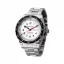 Reloj Marathon Watches plateado para hombre con correa de acero Arctic Edition Jumbo Day/Date Automatic 46MM