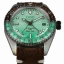Montre Out Of Order Watches pour homme de couleur argent avec bracelet en cuir After 8 GMT 40MM Automatic