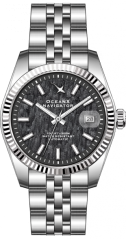 Men's silver Ocean X watch with steel strap NAVIGATOR NVS311- Silver Automatic 39MM