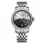 Relógio masculino Epos prateado com pulseira de aço Emotion 24H 3390.302.20.38.30 41MM Automatic