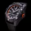 Zwart herenhorloge van ProTek Watches met een rubberen band Dive Series 1004 42MM