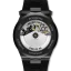 Schwarze Herrenuhr Bomberg Watches mit Gummiband CHRONO SKULL THROWBACK EDITION - ALL BLACK 44MM Automatic