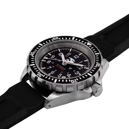 Srebrni muški sat Marathon Watches s čeličnim pojasom Official USMC™ Large Diver's 41MM Automatic