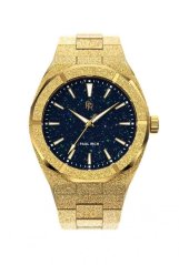 Men's Paul Rich gold watch with steel strap Frosted Star Dust - Gold 42MM