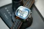 Męski srebrny zegarek Straton Watches ze skórzanym paskiem Speciale White Panda 42MM