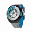 Orologio Mazzucato bracciale da uomo nero con elastico RIM Scuba Black / Silver - 48MM Automatic