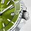 Zilver herenhorloge van Venezianico met stalen band Nereide 3121501C Green 39MM Automatic