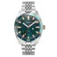 Męski srebrny zegarek Circula Watches ze stalowym paskiem AquaSport GMT - Blue 40MM Automatic