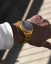 Men's gold Louis XVI watch with steel strap Palais Royale 1018 - Gold 43MM