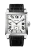 Męski srebrny zegarek Agelocer Watches ze skórzanym paskiem Codex Retro Series Silver / White 35MM