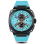 Men's black Ralph Christian watch with a rubber band The Titan Chrono Aqua Volt 45,5MM