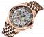 Goldene Herrenuhr Agelocer Watches mit Stahlband Bosch Series Steel Gold / Black 40MM Automatic