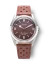 Relógio Nivada Grenchen prata para homens com pulseira de couro Super Antarctic 32040A23 3.6.9 Tropical 38MM Automatic