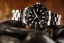 Men's silver NTH watch with steel strap 2K1 Subs Thresher No Date - Black Automatic 43,7MM