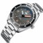 Montre Phoibos Watches pour homme en argent avec bracelet en acier Reef Master 200M - Fossil Gray Automatic 42MM
