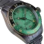 Męski srebrny zegarek Out Of Order Watches ze stalowym paskiem Trecento Green 40MM Automatic
