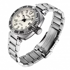 Stříbrné pánské hodinky Audaz Watches s ocelovým páskem King Ray ADZ-3040-06 - Automatic 42MM