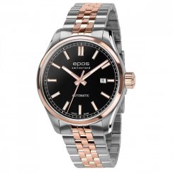 Relógio masculino Epos prateado com pulseira de aço Passion 3501.132.34.15.44 41MM Automatic