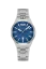Strieborné pánske hodinky Bomberg Watches s ocelovým pásikom OCEAN BLUE 43MM Automatic