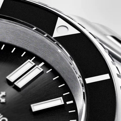 Men's Venezianico silver watch with steel strap Nereide 3321504C Black 42MM Automatic