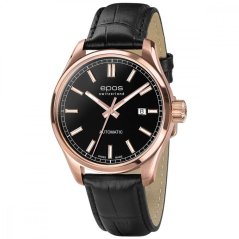 Men's rosegold Epos watch with leather strap Passion 3501.132.24.15.25 41MM Automatic