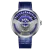 Orologio da uomo OLTO-8 argento con cinturino in pelle INFINITY-I RPM-Style Silver / Blue 46MM Automatic