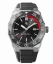 Relógio Paul Rich prata para homens com pulseira de borracha Aquacarbon Pro Midnight Silver - Sunray 43MM Automatic