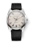 Męski srebrny zegarek Nivada Grenchen z gumowym paskiem Antarctic 35004M01 35MM